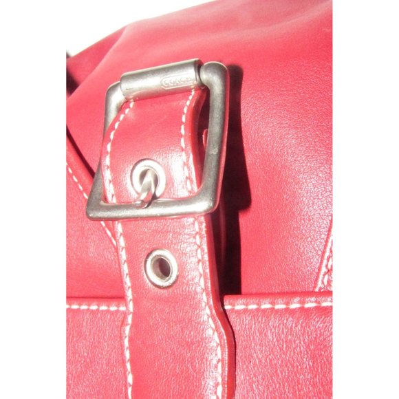 Coach, \'Legacy\' Red Sling Style Shoulder Bag or Backpack Buttery Soft Leather main image 9